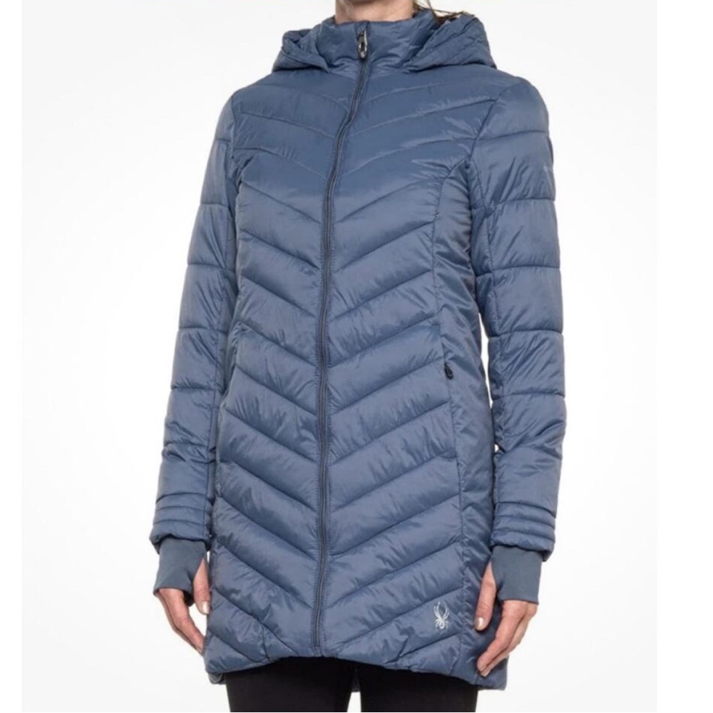 Spyder XL Light Blue Puffer Jacket